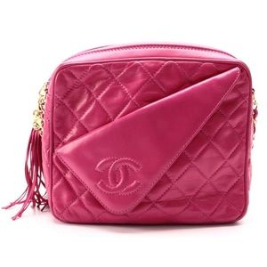 Chanel Vintage Quilted Tassel Camera Bag.Priced below Poshmark recommendations!